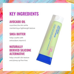 Good Molecules avocado seed oil application demonstrates nourishing hydration for skin.