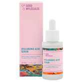 Good Molecules Hyaluronic Acid Serum bottle closeup highlighting ultra hydration