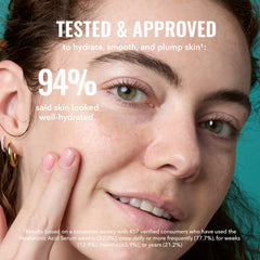 Good Molecules Hyaluronic Acid Serum texture closeup reveals lightweight consistency