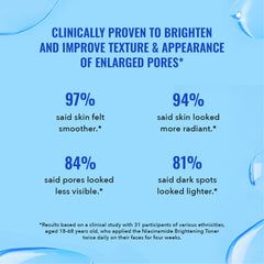 Good Molecules Niacinamide Brightening Toner on cotton pad supports gentle toning routine