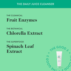 good.clean.goop Daily Juice Cleanser hyaluronic acid splash cushions skin while washing