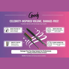Goody Volume Boost root-lift demonstration image emphasizes crown lift