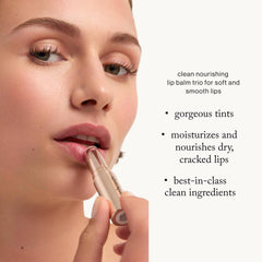 goop Beauty Clean Lip Balm application glide demonstrating quick moisture on-the-go