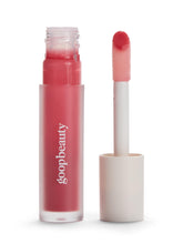 goop Beauty Hydra-Barrier Gel Gloss Blossom bottle close-up showing petal-pink gloss and hydration