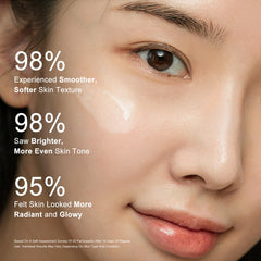 Goorly Peel Shot Glow ampoule application shows easy-to-use dosing for a quick routine.