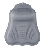 Goowin bath pillow front view highlights skin-friendly silicone comfort for head and neck.