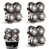 GORLENT Pro 4 replacement head close-up with precision blades for smoother shaves