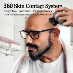 GORLENT Pro 5 rotary system close-up highlighting contour-following blades.