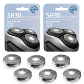 GORLENT SH30/52 blades pack six closeup shows precision edges for smooth first-pass shaving