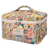 Gosect large makeup bag South Twigs front view showing spacious capacity