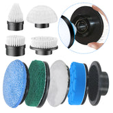 GOSLMYY replaceable large flat brush cleans floors and countertops with powerful scrubbing