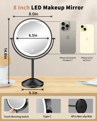 Gospire 1X/10X magnification side for daily grooming and precise detail.