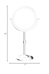 Gospire 360-swivel makeup mirror for multi-angle viewing