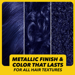 Got2B Metallics Blue Mercury M67 gloves ensure clean, comfortable application.