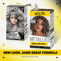 Got2b Metallics M72 Dusty Silver color cream tube ready for even application.