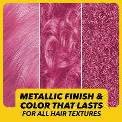 Got2b Metallics Rosa Pasión tono resultado con acabado metálico
