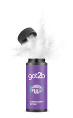 Got2B powder in hand ready to apply for immediate root boost