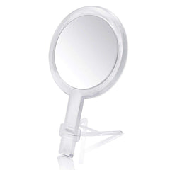 Gotofine double-sided mirror regular 1x view offers full-face clarity for daily grooming.