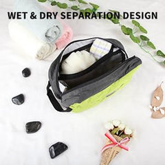 GOX Dopp Kit has elastic mesh pouches for small items and cords.