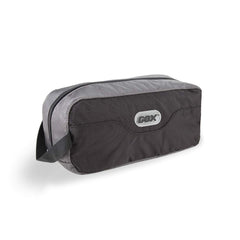 GOX toiletry bag front view shows compact travel design for efficient packing.
