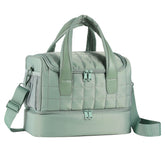 GR69N nail polish organizer bag with double-layer design for easy on-the-go organization.