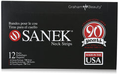 Graham Medical Sanek Display Neck Strips front view, protect clothing during patient visits.