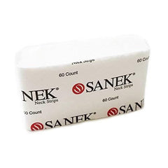 Graham Medical Sanek neck strips in use on a patient’s neck during treatment.