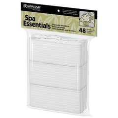 Graham Medical Spa Essentials disposable headbands keep hair tidy during spa treatments.