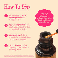 Grande Cosmetics clear serum texture close-up demonstrating lightweight conditioning