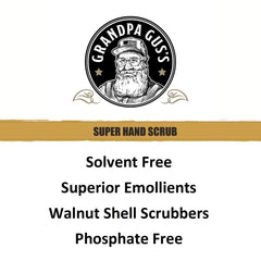Grandpa Gus's Natural Handsoap nourishes skin with emollients.