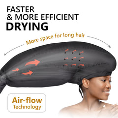 Granteva adjustable velcro strap secures the bonnet for secure, comfortable use.