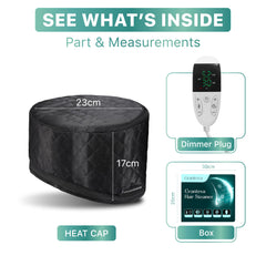 Granteva heat timer display showing precise temperature control for safer conditioning
