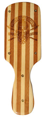 Grave Before Shave beard brush bristles detail highlights 100% wild boar fibers for exfoliation.