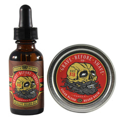Grave Before Shave cigar blend beard balm tin for conditioning beard care