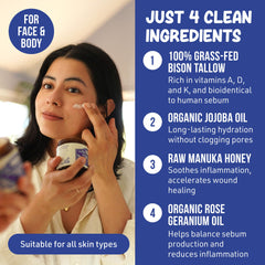 Grazly Rose Geranium Oil swirl evokes calming scent and gentle hydration.