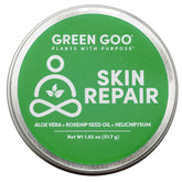 Green Goo salve large tin front view for daily skin protection