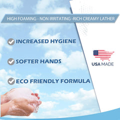GreenFist foaming hand soap refill lemon lather closeup highlights creamy wash