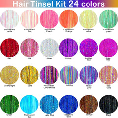 GrennMauler 48inch-hair-tinsel-length enables customizable length for various looks
