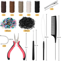 GrennMauler hair extension tools kit pliers for precise, quick micro ring application