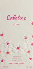 Gres Cabotine Rose bottle closeup highlights rose-inspired elegance and premium presentation.