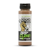 Grip Clean heavy-duty hand cleaner pour demonstrates fast grease removal for shop tasks