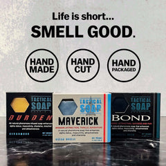 Grondyke Tactical Soap Bond bar offers a refreshing, confident edge.