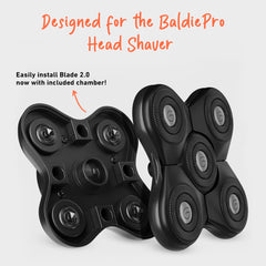 Groomie BaldiePro Head Shaver Wet-Dry Use demonstrates easy shaving from shower to dry styling