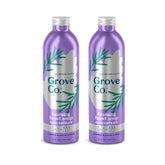 Grove Co. lavender-thyme refill packaging highlighting plastic-free, sustainable waste reduction.