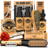 GROW ALPHA BEARD straightener kit box open for quick grooming routines
