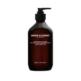 Grown Alchemist Energize Body Cleanser bottle pouring for a refreshing cleanse.