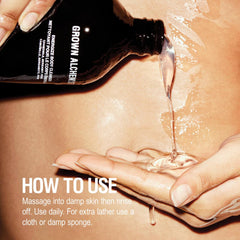Grown Alchemist Energize foam texture hints at mild exfoliation and hydration.