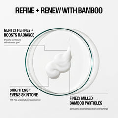 Grown Alchemist Polishing Exfoliant textured bamboo particles for gentle exfoliation