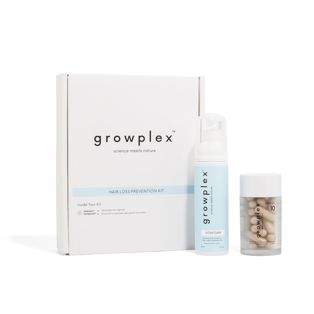 Growplex Vitafoam front packaging showing foam benefits