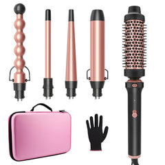 GSKY 5-in-1 curling set case, travel storage for organized styling on the go